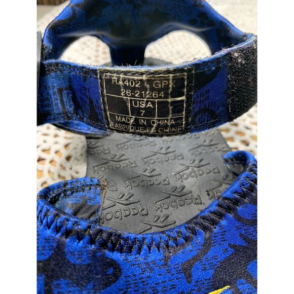 Vintage 90s Rare Reebok Mens Sz 7 M Blue/Black Sport Athletic Sandals sku 605 - Picture 8 of 12